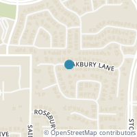 Map location of 7305 Oakbury Lane, McKinney, TX 75071