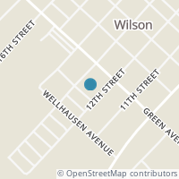 Map location of 1206 Dickson Ave, Wilson TX 79381