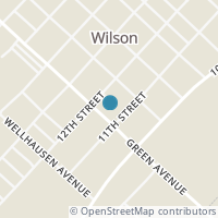 Map location of 1106 Green Ave, Wilson TX 79381