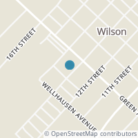 Map location of 1503 13Th St, Wilson TX 79381