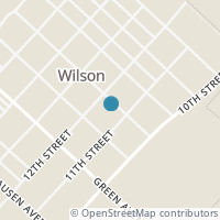 Map location of 1107 Gouger Ave, Wilson TX 79381