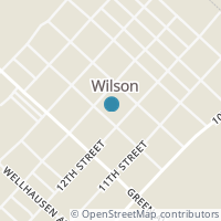 Map location of 1206 Houston Ave, Wilson TX 79381