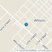 Map location of 1312 Green Ave, Wilson TX 79381
