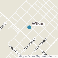Map location of 1611 13Th St, Wilson TX 79381