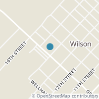 Map location of 1404 Green Ave, Wilson TX 79381