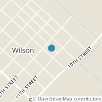 Map location of 1106 Lumsden Ave, Wilson TX 79381