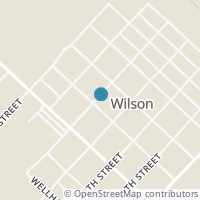 Map location of 1312 Houston Ave, Wilson TX 79381