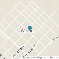 Map location of 1210 Gouger Ave, Wilson TX 79381