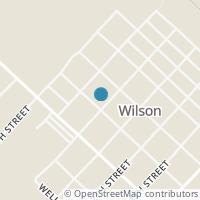 Map location of 1402 Houston Ave, Wilson TX 79381