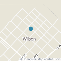 Map location of 1307 Lumsden Ave, Wilson TX 79381