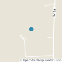Map location of 3814 Fm 981, Leonard TX 75452
