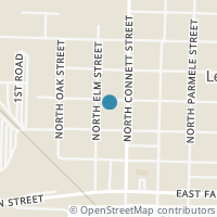 Map location of 207 W Houston St, Leonard TX 75452