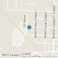Map location of 411 W Houston St, Leonard TX 75452