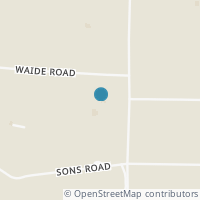 Map location of 7975 Waide Road, Roanoke, TX 76266