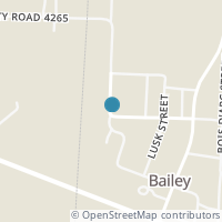 Map location of 402 Cleveland, Bailey, TX 75413