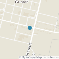 Map location of 103 W Main St, Gunter TX 75058