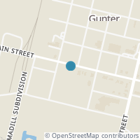 Map location of 401 W Main St, Gunter TX 75058