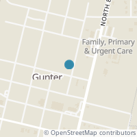 Map location of 405 N 7Th St, Gunter TX 75058