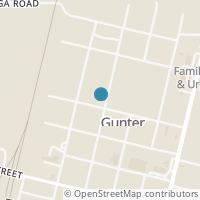 Map location of 401 N 5Th St, Gunter TX 75058