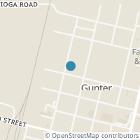Map location of 408 W Maple St, Gunter TX 75058