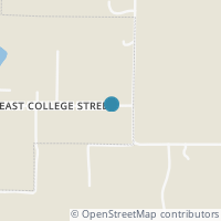 Map location of 521 E College St, Gunter TX 75058