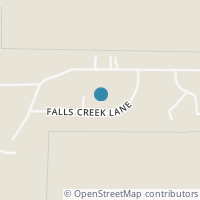 Map location of 110 Falls Creek Ln, Gunter TX 75058