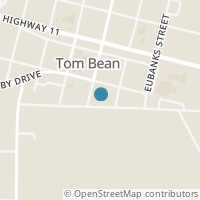 Map location of 203 Ball Rd, Tom Bean TX 75489