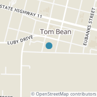 Map location of 103 Ball Rd, Tom Bean TX 75489