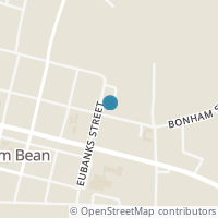 Map location of 403 E Bonham St, Tom Bean TX 75491