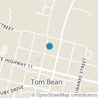 Map location of 204 E Pecan St, Tom Bean TX 75489
