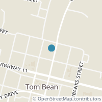Map location of 209 S Lyon St, Tom Bean TX 75489