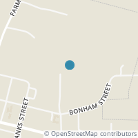 Map location of 212 Shaw St, Tom Bean TX 75491