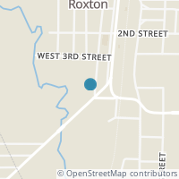 Map location of 314 Pecan St, Roxton TX 75477