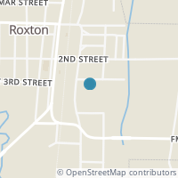 Map location of 301 Hackleman St, Roxton TX 75477