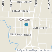 Map location of 202 W 2Nd &, Roxton TX 75477
