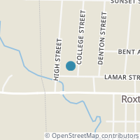 Map location of 504 Lamar St, Roxton TX 75477