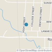 Map location of 206 High St, Roxton TX 75477