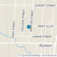 Map location of 207 Denton St, Roxton TX 75477