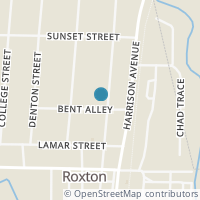 Map location of 213 Pecan St, Roxton TX 75477