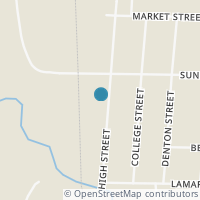 Map location of 223 High St, Roxton TX 75477