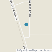 Map location of 1585 Maple St, Grant OK 74738