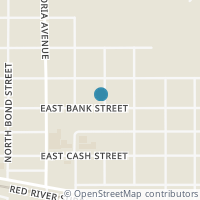 Map location of 510 E Bank St, Iowa Park TX 76367