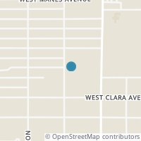 Map location of 1103 N 1St St, Iowa Park TX 76367