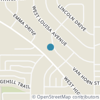 Map location of 1015 Van Horn St, Iowa Park TX 76367