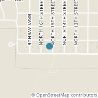 Map location of 1508 15Th St, Paducah TX 79248
