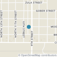 Map location of 909 Moody St, Paducah TX 79248