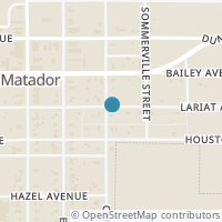 Map location of 1302 Campbell St, Matador TX 79244