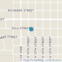 Map location of 1515 Zula St, Paducah TX 79248