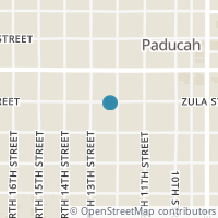 Map location of 1104 12Th St, Paducah TX 79248