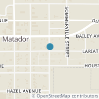 Map location of 601 Lariat Ave, Matador TX 79244